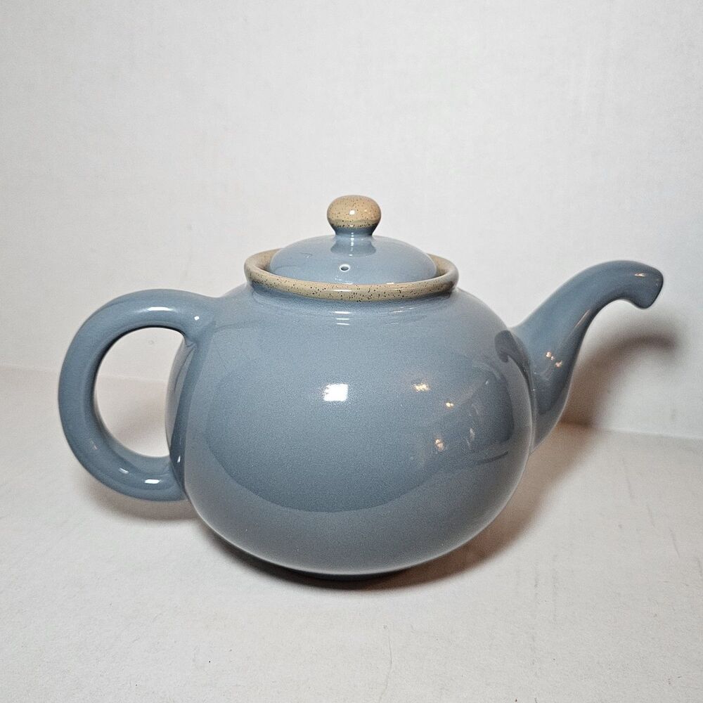 Franciscan Ventura Blue Teapot Johnson Bros Farmhouse Traditional Cottage